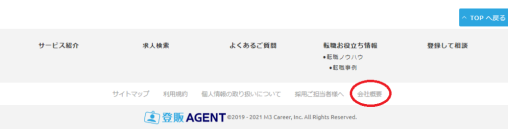 登販Agentの会社概要